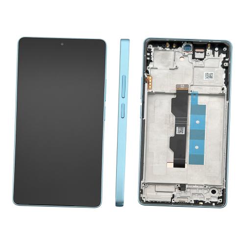 DISPLAY LCD PER XIAOMI REDMI NOTE 14S BLU / OCEAN BLUE CON FRAME 56000100N6R00 - SERVICE PACK