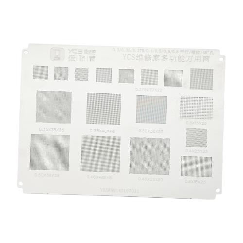 STENCIL PER REBALLING IC CHIP YCS PER CPU 0.3/0.35/0.375/0.4/0.5/0.6/0.8 