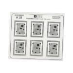 STENCIL PER MASCHERA ISOLANTE UV YCS PER CPU A18 IPHONE 