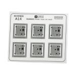 STENCIL PER MASCHERA ISOLANTE UV YCS PER CPU A14 IPHONE 