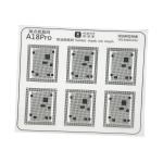 STENCIL PER MASCHERA ISOLANTE UV YCS PER CPU A18 PRO IPHONE 