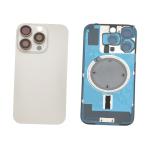 BACK COVER PER IPHONE 16 PRO GOLD COMPATIBILE