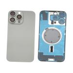 BACK COVER PER IPHONE 16 PRO MAX TITANIO / SILVER COMPATIBILE