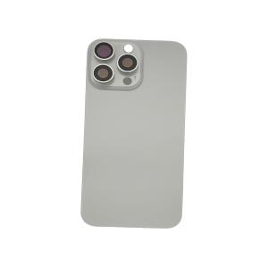BACK COVER PER IPHONE 16 PRO MAX TITANIO / SILVER COMPATIBILE