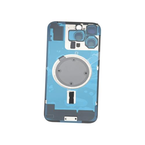 BACK COVER PER IPHONE 16 PRO MAX TITANIO / SILVER COMPATIBILE