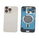 BACK COVER PER IPHONE 16 PRO MAX GOLD COMPATIBILE