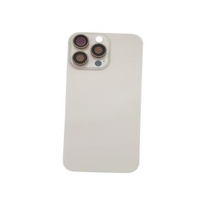 BACK COVER PER IPHONE 16 PRO MAX GOLD COMPATIBILE