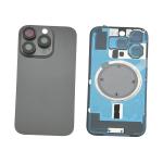 BACK COVER PER IPHONE 16 PRO NERO COMPATIBILE