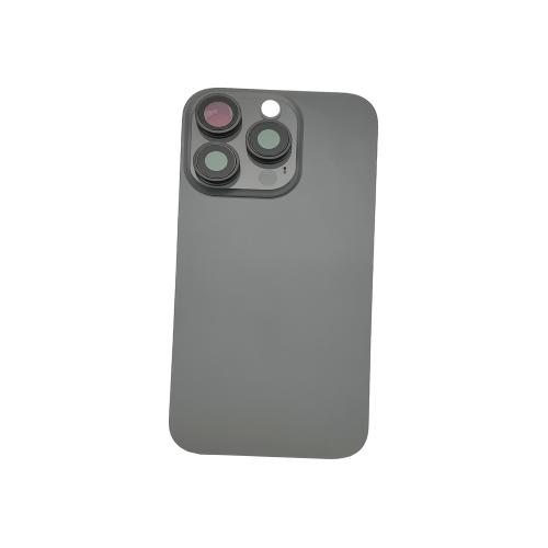 BACK COVER PER IPHONE 16 PRO NERO COMPATIBILE
