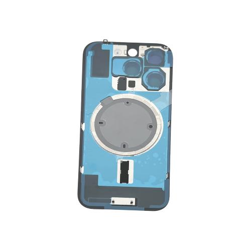 BACK COVER PER IPHONE 16 PRO NERO COMPATIBILE