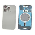 BACK COVER PER IPHONE 16 PRO TITANIO / SILVER COMPATIBILE