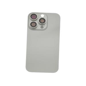 BACK COVER PER IPHONE 16 PRO TITANIO / SILVER COMPATIBILE