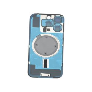 BACK COVER PER IPHONE 16 PRO TITANIO / SILVER COMPATIBILE