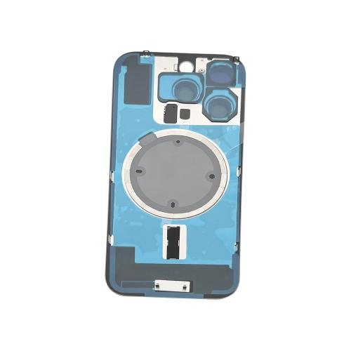 BACK COVER PER IPHONE 16 PRO TITANIO / SILVER COMPATIBILE