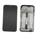 DISPLAY LCD PER XIAOMI REDMI 15C 4G 25078RA3EE NERO CON CORNICE FRAME - NUOVO DISASSEMBLATO