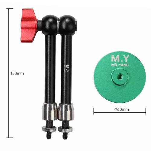BRACCIO ARTICOLATO M.Y Mr.Yang GIMBAL CON FRIZIONE REGOLABILE DA 11 POLLICI CON SUPPORTO MAGNETICO