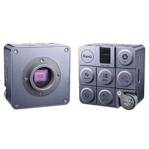 TELECAMERA MICROSCOPICA INDUSTRIALE 4K QIANLI AI GORILLA VERTICAL EDITION PER MICROSCOPIO TRINOCULARE 