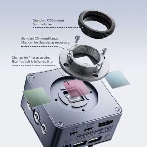 TELECAMERA MICROSCOPICA INDUSTRIALE 4K QIANLI AI GORILLA VERTICAL EDITION PER MICROSCOPIO TRINOCULARE 