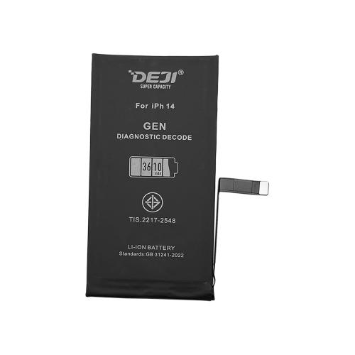 BATTERIA PER IPHONE 14 (DEJI) AUTODIAGNOSTICABILE 2ND GEN MAGGIORATA 3610mAh