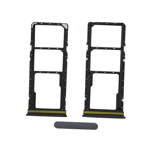 CARRELLO SIM PER REALME NOTE 70T 4G RMX5313 NERO / OBSIDIAN BLACK (DUAL SIM + MICRO SD) 612121000496