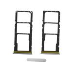 CARRELLO SIM PER REALME C71 4G RMX5303 BIANCO / WHITE SWAN (DUAL SIM + MICRO SD) 612121000472