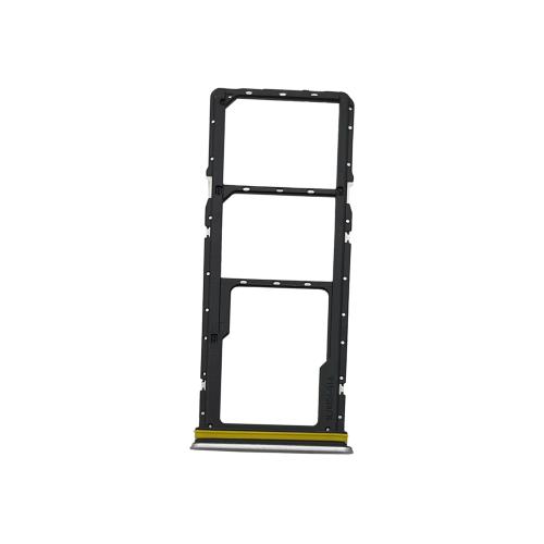 CARRELLO SIM PER REALME C71 4G RMX5303 BIANCO / WHITE SWAN (DUAL SIM + MICRO SD) 612121000472
