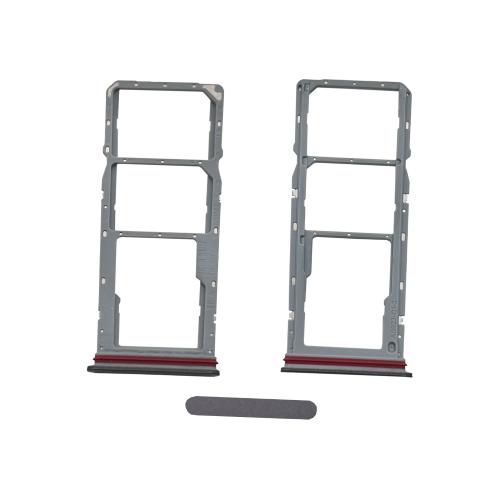 CARRELLO SIM PER REALME C75 4G RMX3941 NERO / STORM BLACK (DUAL SIM + MICRO SD) 612121000344