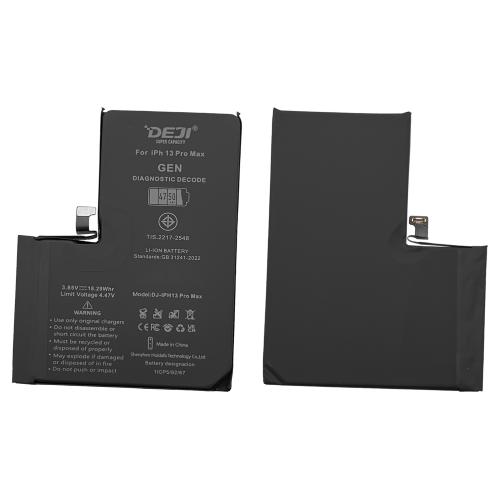 BATTERIA PER IPHONE 13 PRO MAX (DEJI) AUTODIAGNOSTICABILE 2ND GEN  MAGGIORATA 4950mAh
