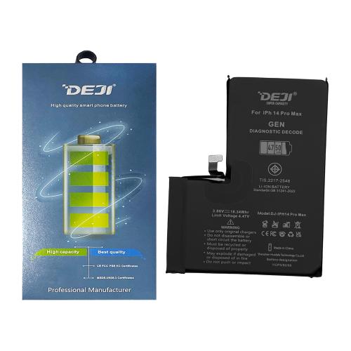 AKKU FUR IPHONE 14 PRO MAX (DEJI) SELBDIAGNOSTIZIEBAR 2ND GEN ERHOHT 4750mAh