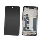 DISPLAY LCD FOR MOTOROLA XT2433 MOTO G35 5G BLACK WITH FRAME