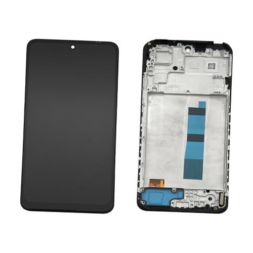 DISPLAY LCD FOR XIAOMI REDMI NOTE 12 4G BLACK WITH FRAME (AMOLED) (O/S)