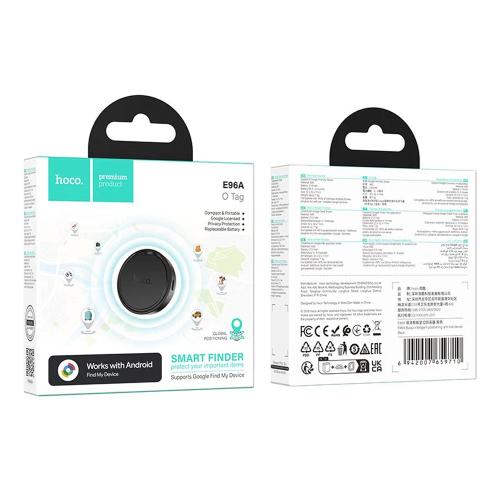 HOCO SMART TAG E96A LOCALIZZATORE PER ANDROID NERO