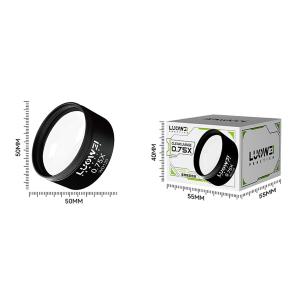LENTE BARLOW LUOWEI WD120 0.75X PER MICROSCOPIO