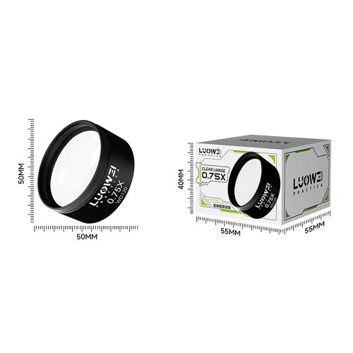 LENTE BARLOW LUOWEI WD120 0.75X PER MICROSCOPIO