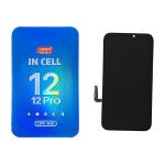 DISPLAY LCD PER IPHONE 12 / 12 PRO NERO (INCELL ZY LTPS-COF IC Intercambiabile)