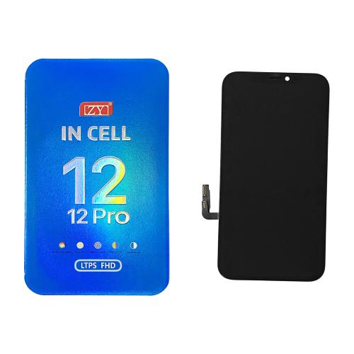 DISPLAY LCD PER IPHONE 12 / 12 PRO NERO (INCELL ZY LTPS-COF IC Intercambiabile)