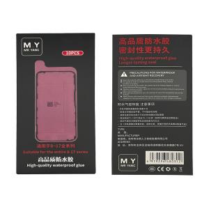 ADHESIVE DISPLAY LCD FOR IPHONE XS BLACK (LOT 10 PIECES) (M.Y Mr.Yang)