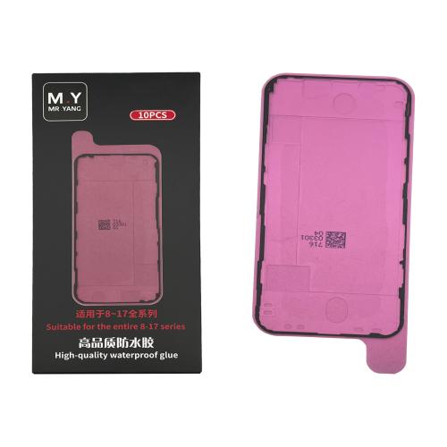 ADHESIVE DISPLAY LCD FOR IPHONE 12 BLACK (LOT 10 PIECES) (M.Y Mr.Yang)