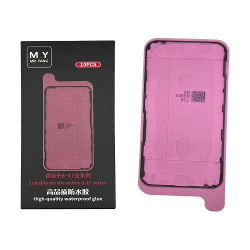 ADHESIVE DISPLAY LCD FOR IPHONE 12 MINI BLACK (LOT 10 PIECES) (M.Y Mr.Yang)