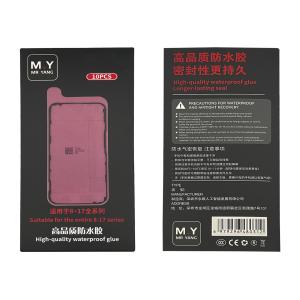 ADHESIVE DISPLAY LCD FOR IPHONE 13 BLACK (LOT 10 PIECES) (M.Y Mr.Yang)