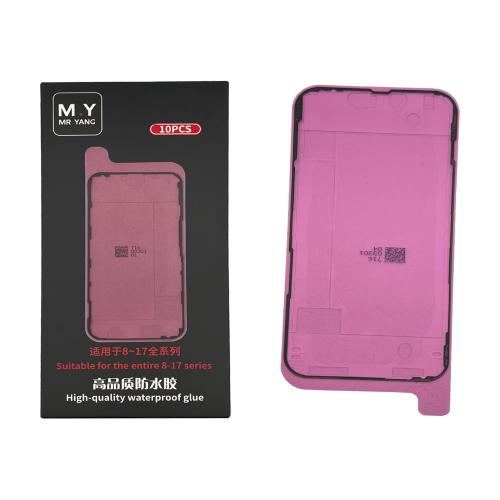 ADHESIVE DISPLAY LCD FOR IPHONE 13 PRO MAX  BLACK (LOT 10 PIECES) (M.Y Mr.Yang)