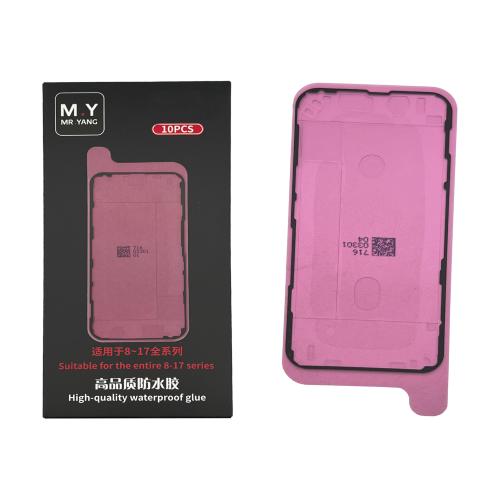ADHESIVE DISPLAY LCD FOR IPHONE 13 MINI BLACK (LOT 10 PIECES) (M.Y Mr.Yang)