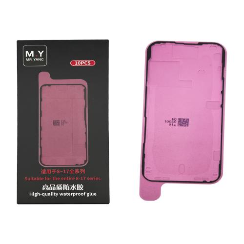 ADHESIVE DISPLAY LCD FOR IPHONE 14 PRO BLACK (LOT 10 PIECES) (M.Y Mr.Yang)
