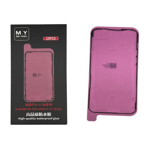 ADHESIVE DISPLAY LCD FOR IPHONE 14 PRO MAX  BLACK (LOT 10 PIECES) (M.Y Mr.Yang)