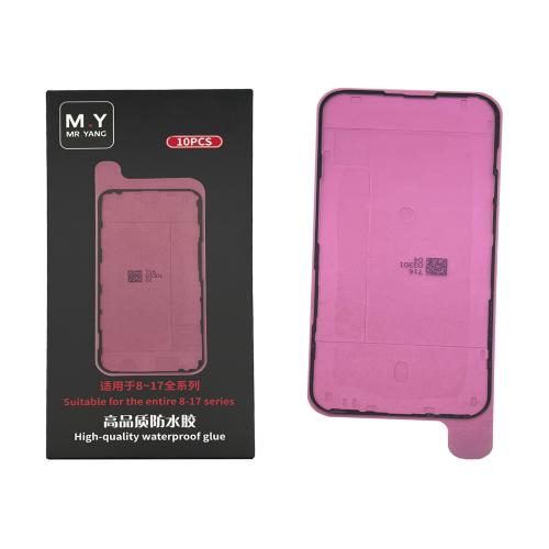 ADESIVO DISPLAY PER IPHONE 15 PLUS NERO (LOTTO 10PZ) (M.Y Mr.Yang)