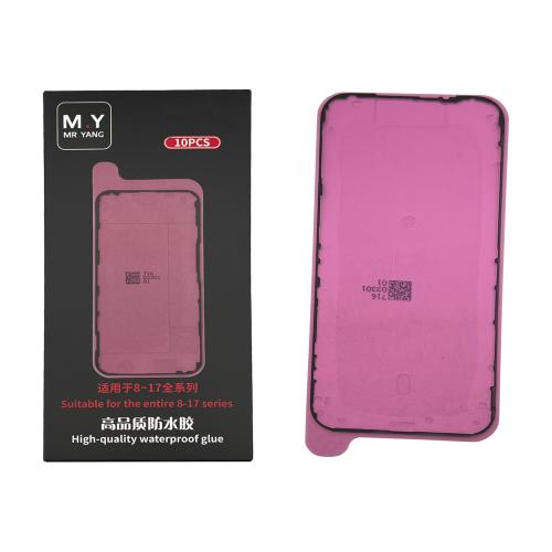 ADHESIVE DISPLAY LCD FOR IPHONE 17 PRO MAX BLACK (LOT 10 PIECES) (M.Y Mr.Yang)