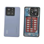 TAPA TRASERA DE BATERIA PARA XIAOMI 13T AZUL / ALPINE BLUE CON LENTE CAMARA 560008M12A00 - SERVICE PACK