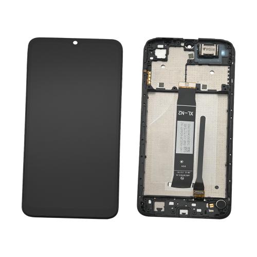 DISPLAY LCD PER XIAOMI REDMI A2 / A2 PLUS 2023 NERO CON FRAME - OEM SERVICE PACK