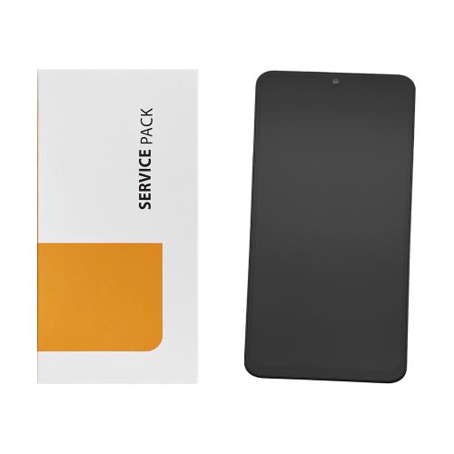 DISPLAY LCD PER XIAOMI REDMI A5 4G / POCO C71 NERO CON FRAME (LONG FLEX VERSION) - OEM SERVICE PACK