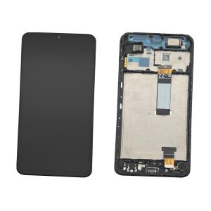 DISPLAY LCD PER XIAOMI REDMI A5 4G / POCO C71 NERO CON FRAME (LONG FLEX VERSION) - OEM SERVICE PACK